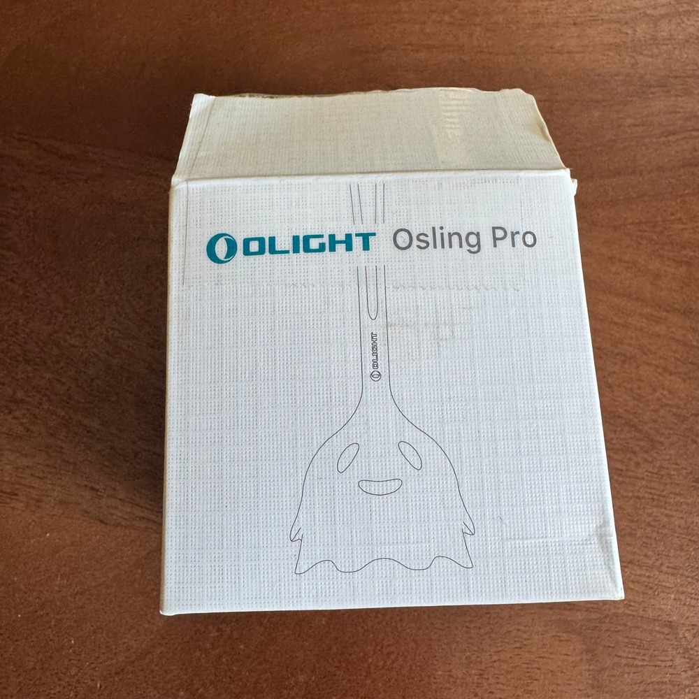 Olight Osling Pro White Silicone Ghost Flashlight Lanyard Holder NO BULB